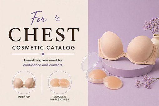 Chest Covers &Push-Up Manufacturer | OEM Wholesale Cosmetic Catalog